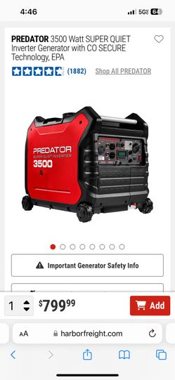 Generator Predator 3500