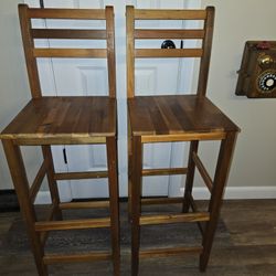 Wood Barstools 