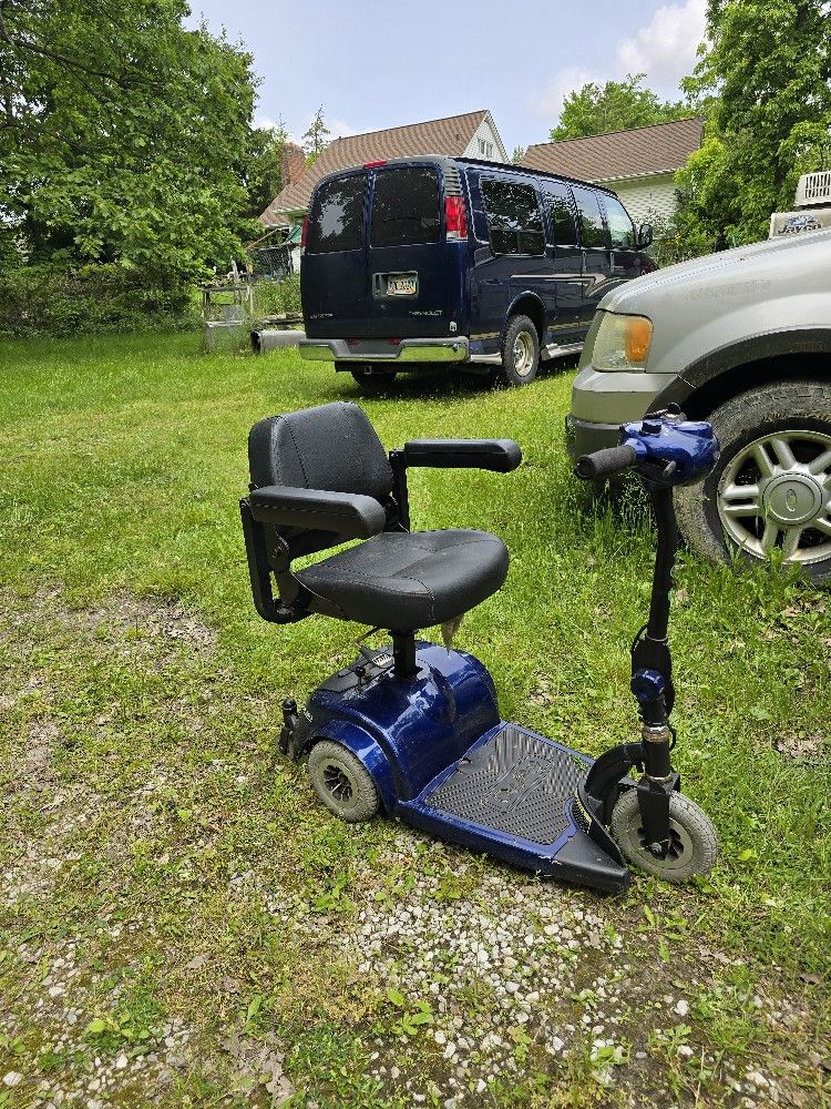 Scooter with new batteries