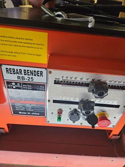 Garvee 1600W Rebar Bender: 1" & Pedals