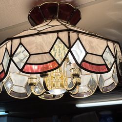 Stained Glass Light Fixture 