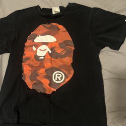 Red And Black Bape Shirt
