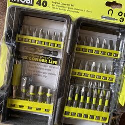 Ryobi Bit Set 40 PCs