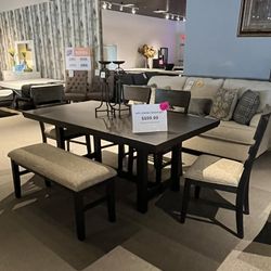 6pc Dining Room Set 