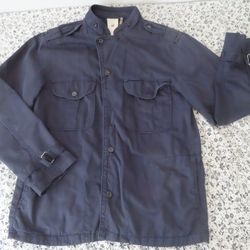 rare Vintage Ever Brand Clothing military style jacket sz L