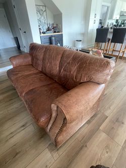 Leather couches