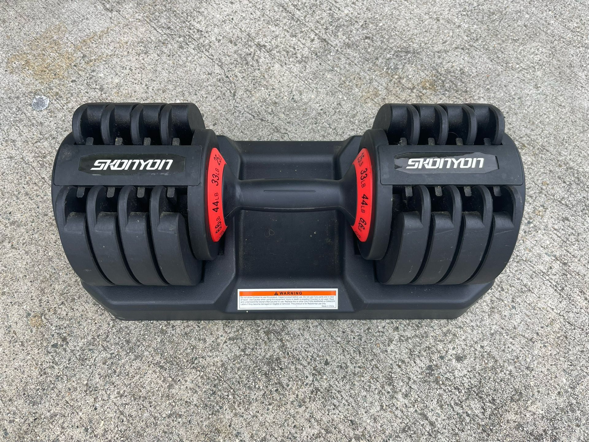 Skonyon Adjustable 44lbs Dumbbell