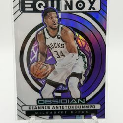 2024-2025 Obsidian Giannis Antetokounmpo Purple Equinox Numbered /75