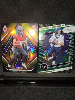 Jalen McMillan rookie number match and cj stroud /50