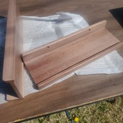 wood Wedge shelves 