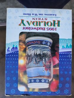 To collectible Budweiser steins