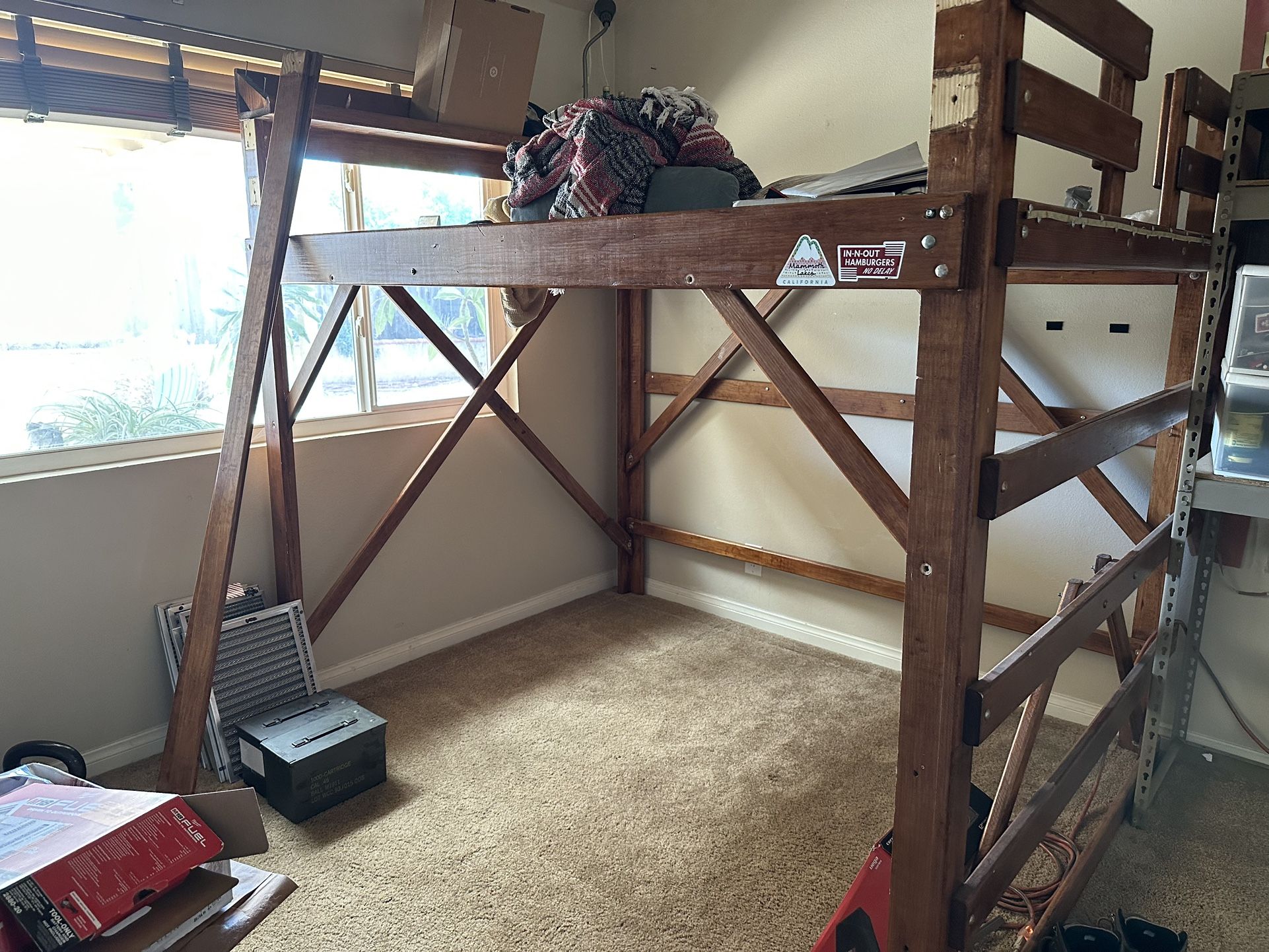 Queen Size Loft Bed Frame