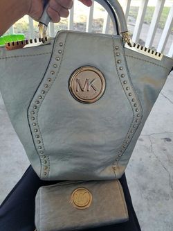 Silver MK bag