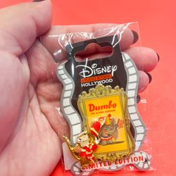 Limited Edition Dumbo Original Movie Poster Pin Disney Studio Store Hollywood
