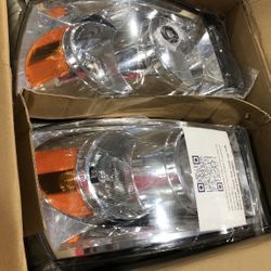 Headlights Chrome 2006 To 2008 Ram 