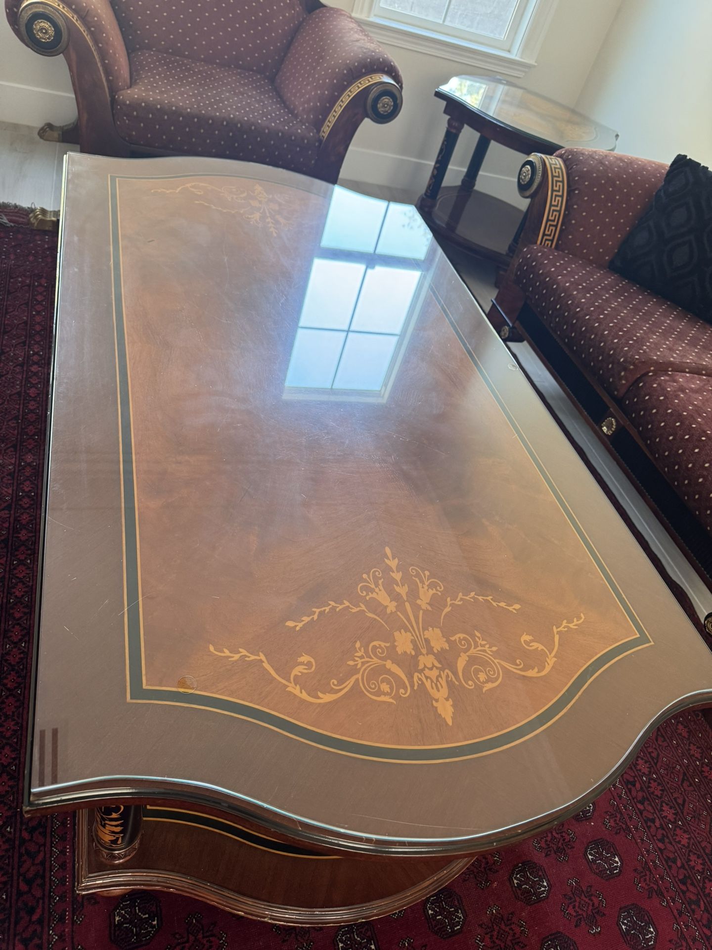 coffee table and end tables