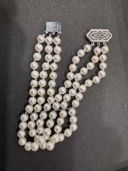 14k Vintage Pearl Bracelet