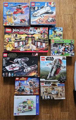 Sealed Lego Collection Star Wars Marvel Minecraft City Ninjago