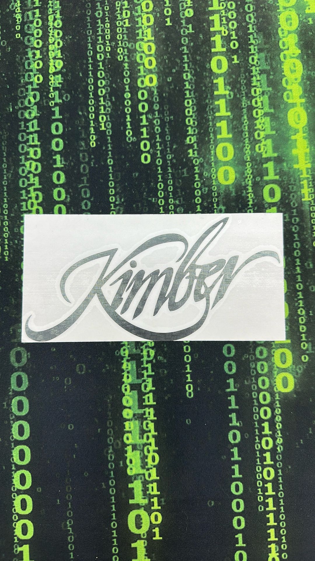 Kimber Logo Sticker Carbon Fiber Look 6”