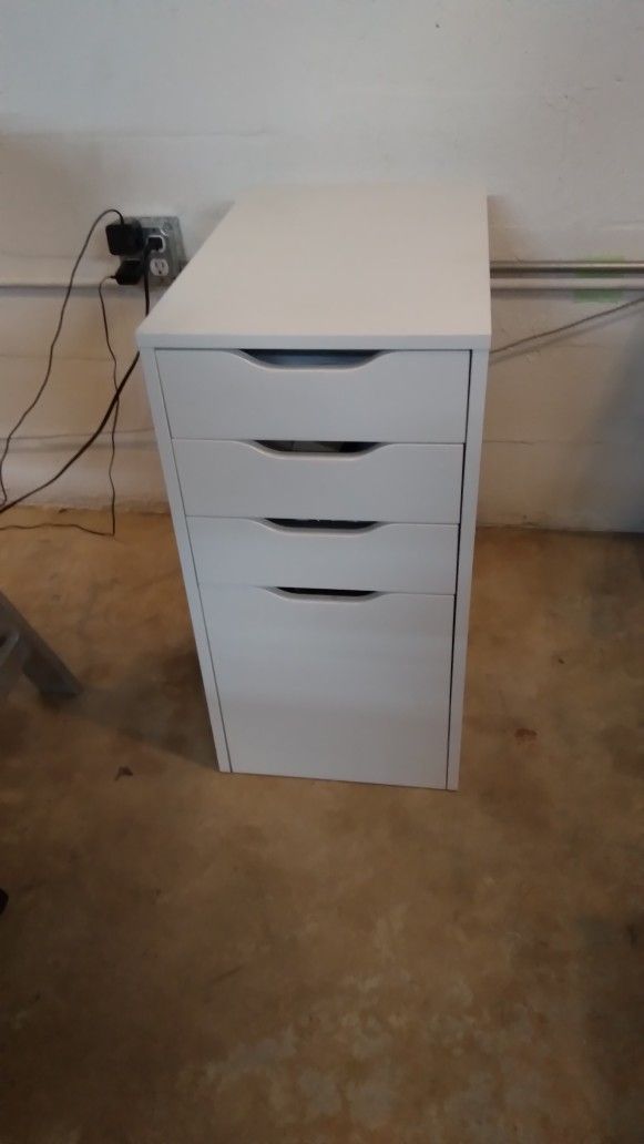 4 Drawers White Ikea Filing Cabinets