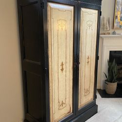 Hooker Furniture hand painted armoire  