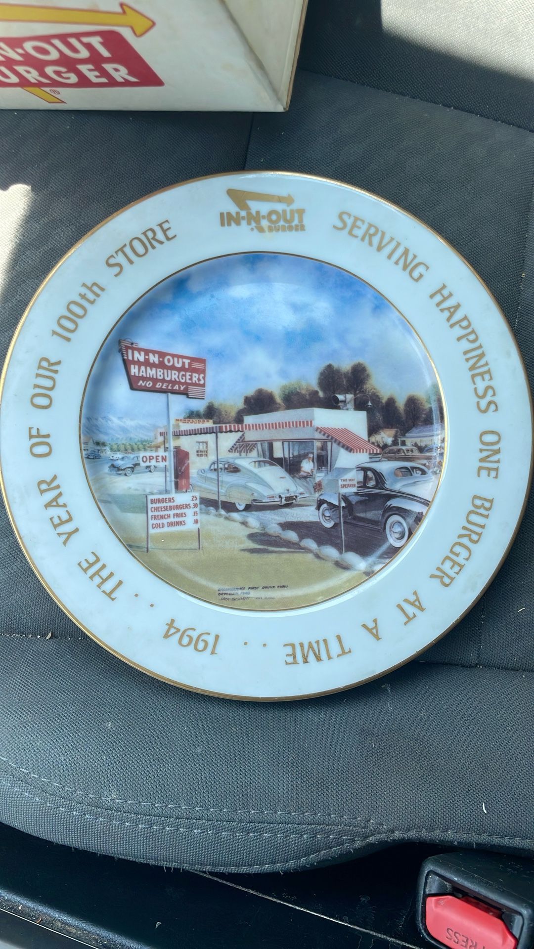In-N-Out Burger Plate