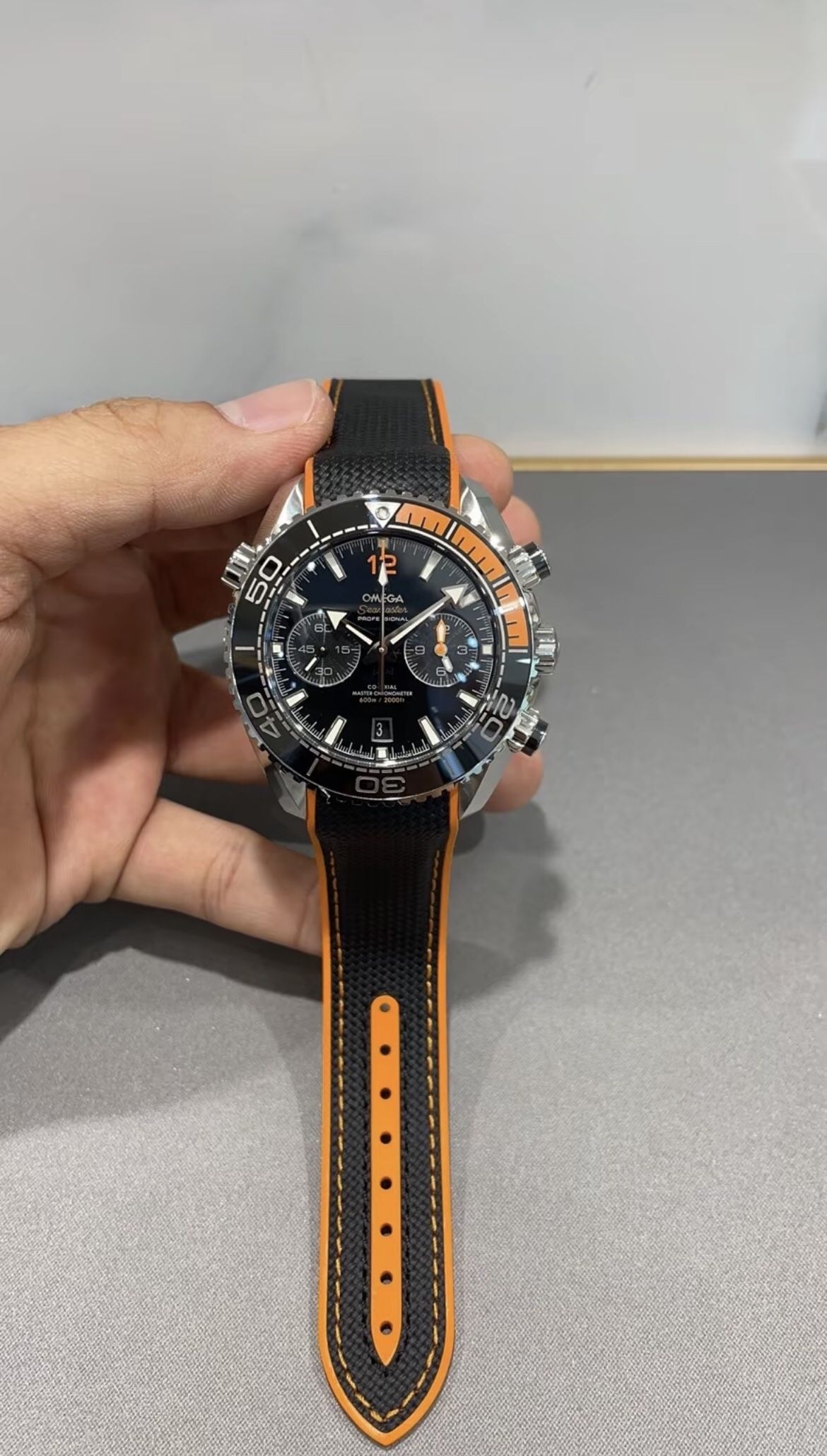 Omega Seahorse Series Ocean Universe Automatic Mechanical Movement 600m Waterproof Men's Watch(off4848)99
