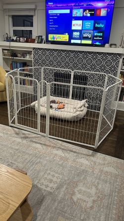 Dog Playpen 8-Panel 36 Inches High