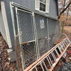 12’ X 12’ Chain Link Dog Run 