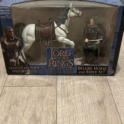 Lord Of The Rings Collectible  legolas with horse Deluxe Set Action Figure 