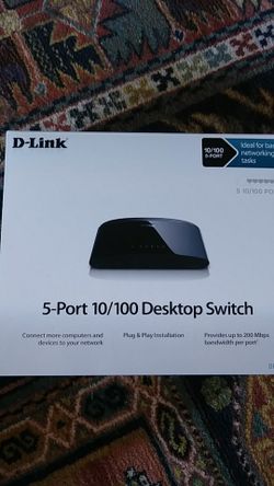 D-LINK 5-PORT DESKTOP SWITCH