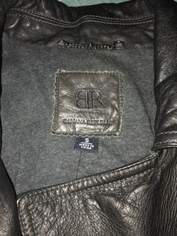 Women’s Black Banana Republic Leather Moto Jacket size S. EUC