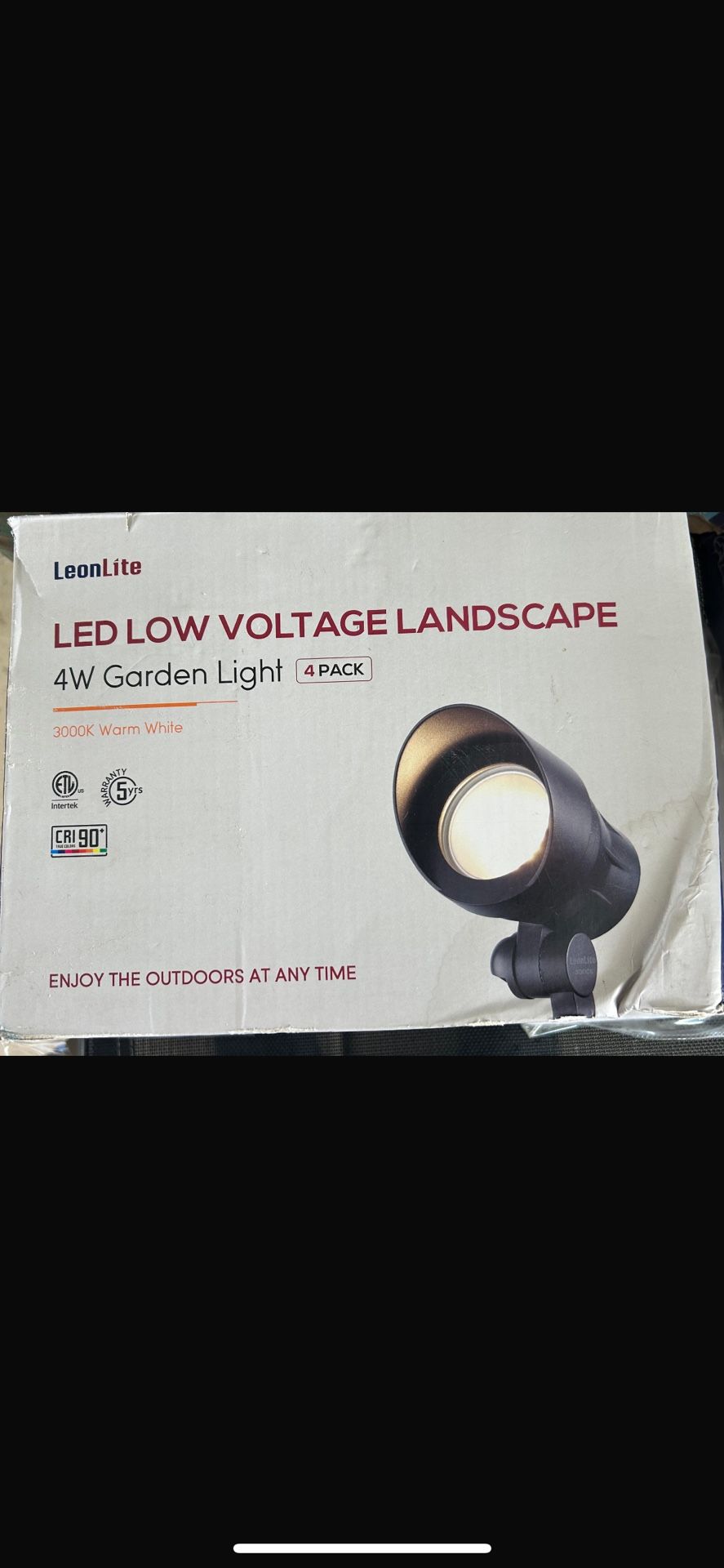 LeonLite LED Low Voltage Landscape Lights (4-Pack)