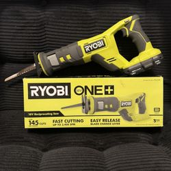 Ryobi saw with battery and blade only