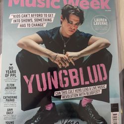 Yung Blud Signed Poster