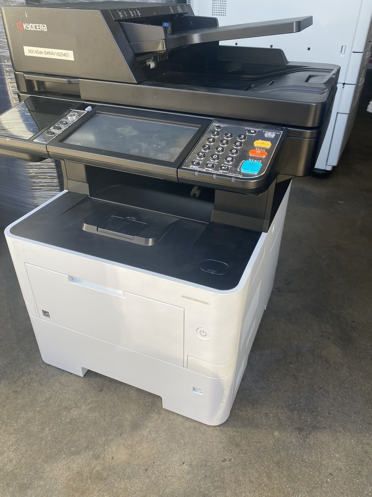 Kyocera Ecosys M3145idn Black & White Copier Low counter, Only 25k 