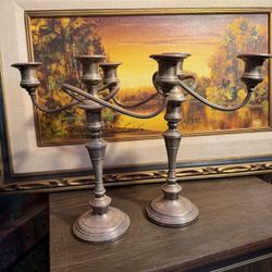 Sterling Silver Candlesticks