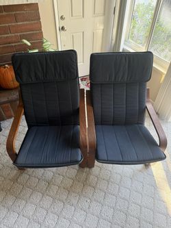 IKEA Poäng Chairs w/ Cushions