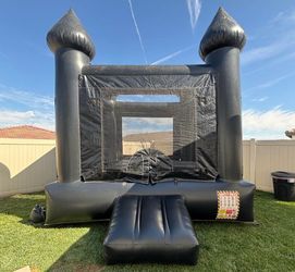 Black bounce house jumper