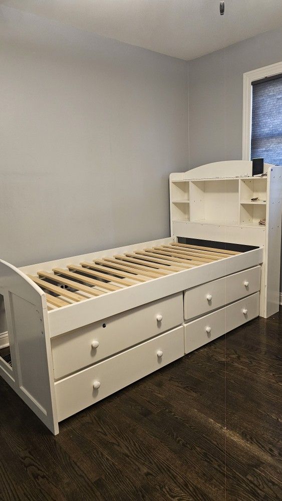 Twin Bed With Storage