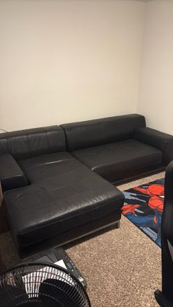 Used leather couch