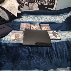 Ps3 Bundle , Console W/ Games No Controllers , No Cords 