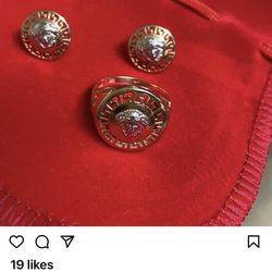 10 K Yellow Gold Versace Set