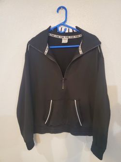 Black And White Pink Sweater Jacket Size M 