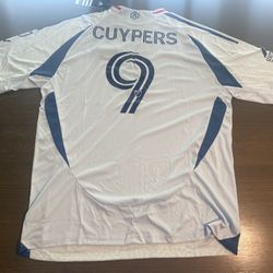 Hugo Cuypers Chicago Fire MLS Soccer Adidas Men Adult Jersey New NWT XXL 2XL 
