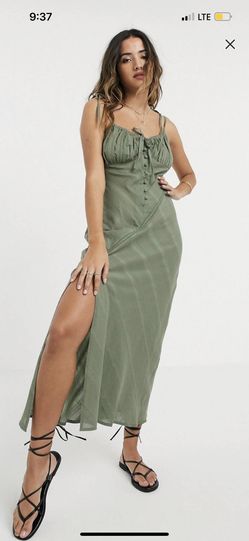 Green maxi Dress