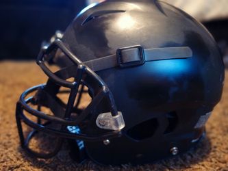Matte Black Football Helmet