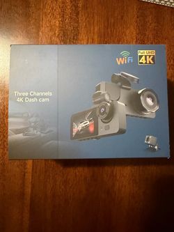 New Three Channel 4K Dash Cam with WiFi