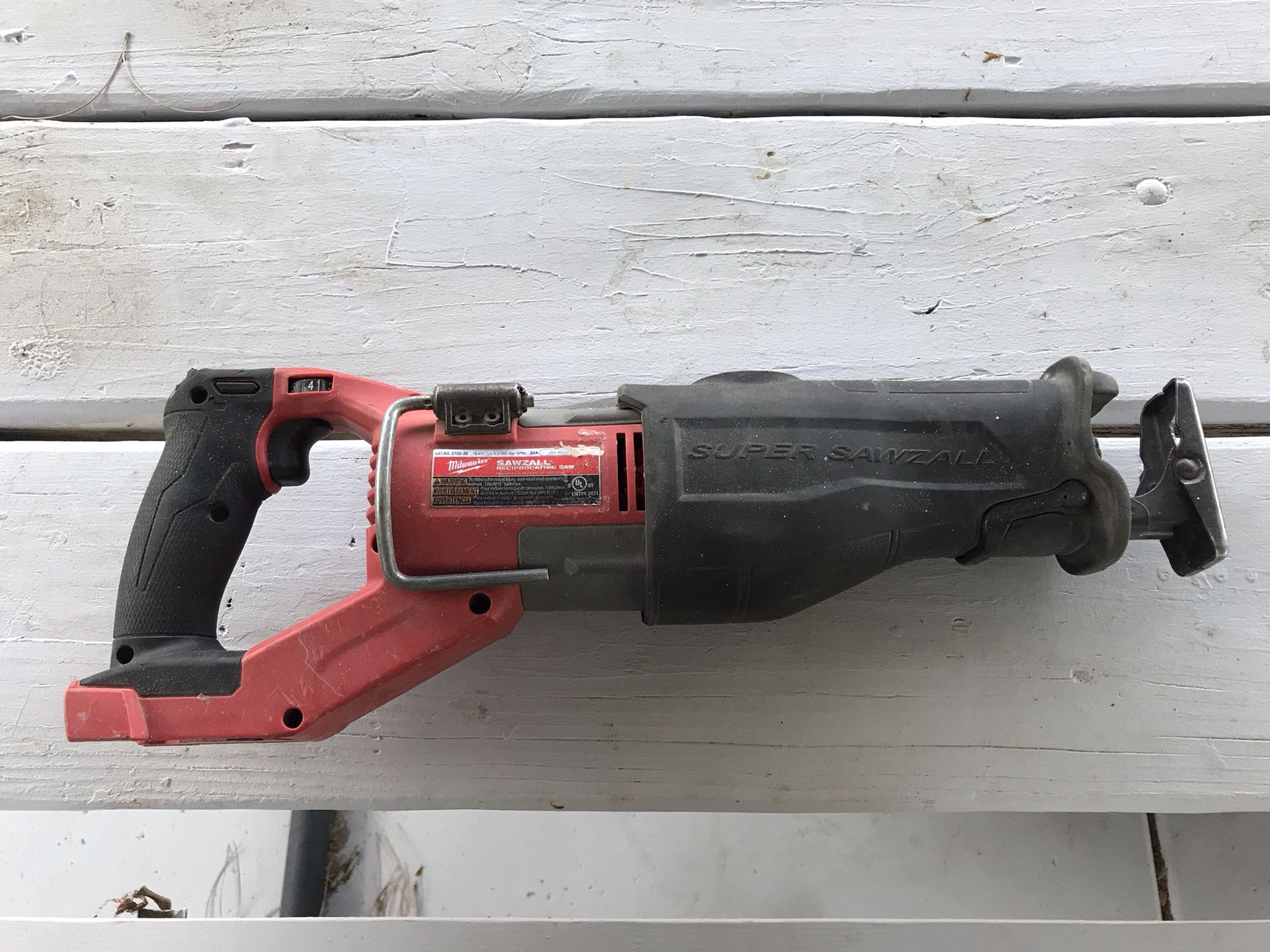 Milwaukee, M 18 fuel supersawzall tool only model number 2722–20