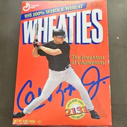 Factory Sealed 1995 Cal Ripken Jr. Wheaties Cereal Box 2131 Consecutive Games Orioles Rare
